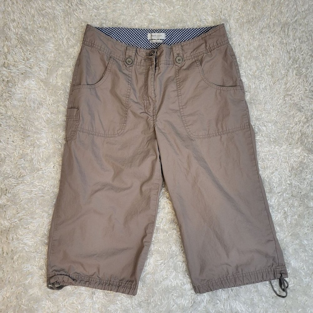 Van Heusen Women's Khaki Capri Pants, Tan/ Khaki, Size 8